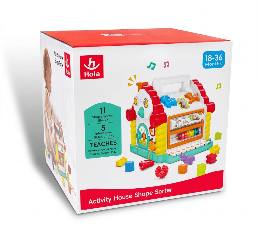 Hola Activity House Shape Sorter for kids in Kuwait